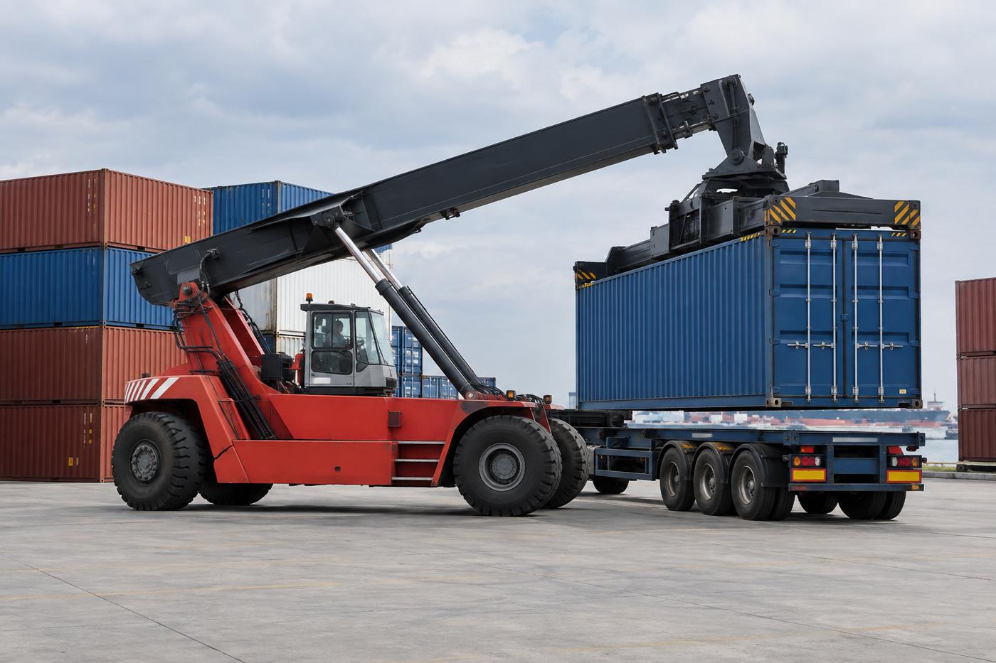 Container operations at the port