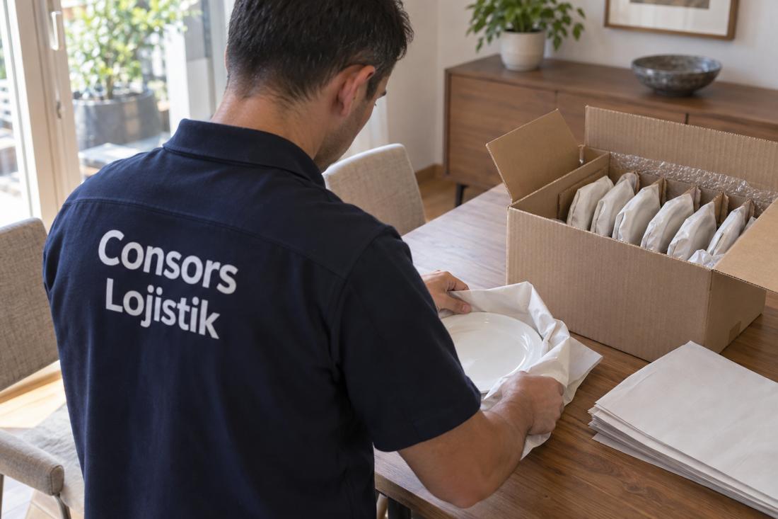 Verpacken zerbrechlicher Gegenstände